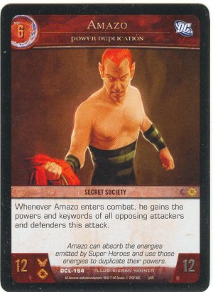Amazo, Power Duplication FOIL DCL- (C) DC Legends VS System TCG