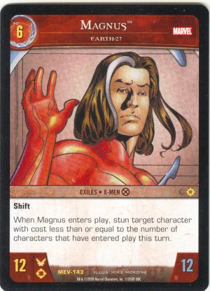Magnus, Earth 27 MEV-143 (R) Marvel Evolution VS System TCG
