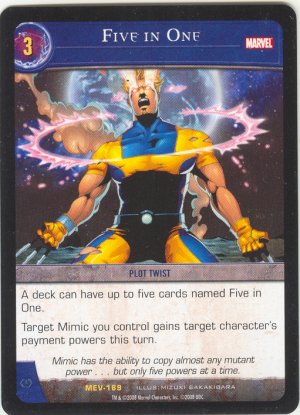Five in One MEV-169 (R) Marvel Evolution VS System TCG