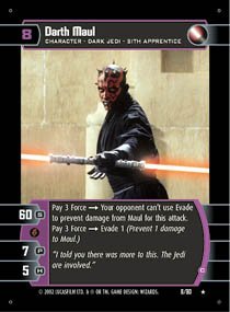 #8 Darth Maul (C) (SR rare)