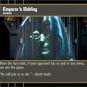 #20 Emperor's Bidding (ESB rare) Star Wars TCG