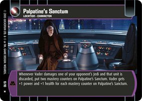 #15 Palpatine's Sanctum Star Wars TCG (ROTS rare)