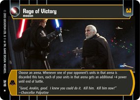 #28 Rage of Victory Star Wars TCG (ROTS rare)