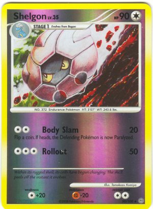 50 Shelgon REVERSE FOIL (U) Stormfront Pokemon TCG