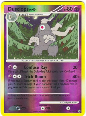 35 Dusclops REVERSE FOIL (U) Stormfront Pokemon TCG