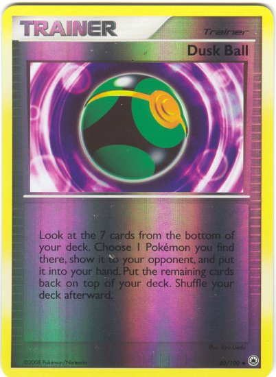 80 Dusk Ball REVERSE FOIL (U) Majestic Dawn Pokemon TCG