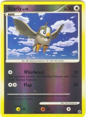 75 Starly REVERSE FOIL (U) Majestic Dawn Pokemon TCG