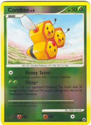 59 Combee REVERSE FOIL (C) Majestic Dawn Pokemon TCG