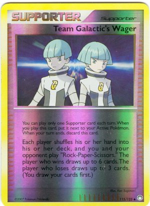 115 Team Galactic's Wager REVERSE FOIL (U) Mysterious Treasures Pokemon TCG