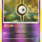 37 Unown (I) REVERSE FOIL (R) Mysterious Treasures Pokemon TCG
