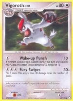 68 Vigoroth (Uncommon Normal) Mysterious Treasures Pokemon TCG
