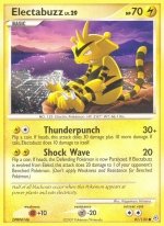 81 Electabuzz (Common Normal) Diamond and Pearl Pokemon TCG