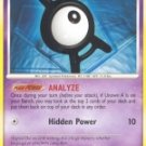 65 Unown (Uncommon Normal) Diamond and Pearl Pokemon TCG
