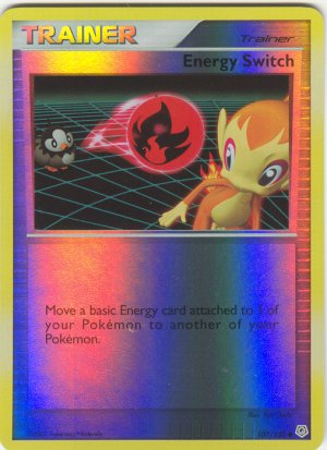 107 Energy Switch (U) REVERSE FOIL Diamond and Pearl Pokemon TCG