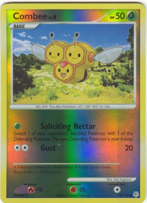79 Combee (C) REVERSE FOIL Diamond and Pearl Pokemon TCG