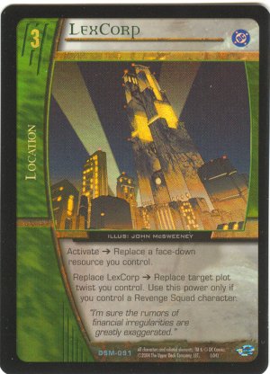 LexCorp (U) FOIL DSM-091 VS System TCG DC Superman Man of Steel