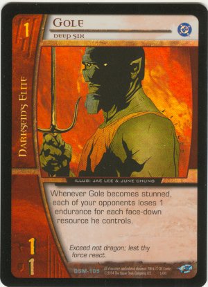 Gole, Deep Six (U) FOIL DSM-105 VS System TCG DC Superman Man of Steel