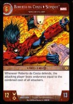 Roberto da Costa as Sunspot, Solar Flare (U) MEV-064 VS System TCG Marvel Evolutions