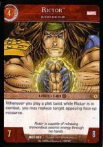 Rictor, Julio Rictor (C) MEV-063 VS System TCG Marvel Evolutions