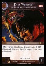 Pete Wisdom, Peter Paul Winston Wisdom (C) MEV-061 VS System TCG Marvel Evolutions