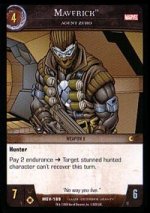 Maverick, Agent 0 (C) MEV-189 VS System TCG Marvel Evolutions