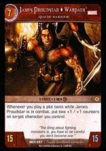 James Proudstar as Warpath, Apache Warrior (C) MEV-057 VS System TCG Marvel Evolutions