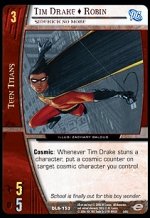 Tim Drake as Robin, Sidekick No More (C) DLS-153 VS System TCG DC Legion of Superheroes