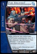 For Khundia! (C) DLS-080 VS System TCG DC Legion of Superheroes