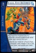 Fatal Five Hundred (C) DLS-078 VS System TCG DC Legion of Superheroes