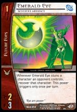 Emerald Eye, Sentient Artifact (C) DLS-054 VS System TCG DC Legion of Superheroes