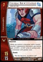 Colossal Boy as Leviathan, Gim Allon (C) DLS-006 VS System TCG DC Legion of Superheroes