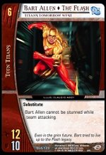 Bart Allen as The Flash, Titans Tomorrow West (U) DLS-129 VS System TCG DC Legion of Superheroes