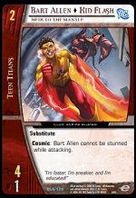 Bart Allen as Kid Flash, Heir to the Mantle (U) DLS-128 VS System TCG DC Legion of Superheroes