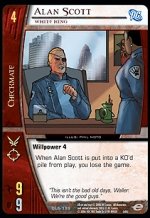 Alan Scott, White King (U) DLS-199 VS System TCG DC Legion of Superheroes