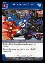 Acceptable Loss DCL-190 (C) DC Legends VS System TCG