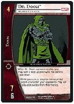 Dr. Doom, Diabolic Genius (U) MOR-111 Marvel Origins (1st Ed.) VS System TCG