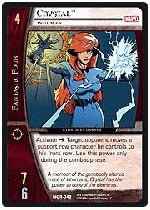 Crystal, Inhuman (C) MOR-042 Marvel Origins (1st Ed.) VS System TCG