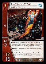Captain Atom, Nathaniel Adam (C) DJL-042 DC Justice League VS System TCG