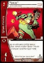 Solo, James Bourne (C) MSM-006 Web of Spiderman Marvel VS System TCG