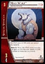 Man-Wolf, John Jameson (C) MSM-081 Web of Spiderman Marvel VS System TCG