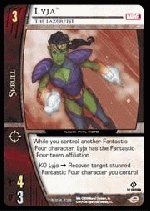 Lyja, The Lazerfist (U) MSM-139 Web of Spiderman Marvel VS System TCG
