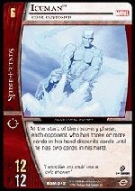 Iceman, Cool Customer (C) MSM-042 Web of Spiderman Marvel VS System TCG