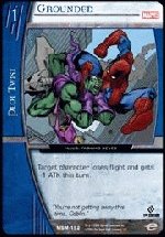 Grounded (C) MSM-152 Web of Spiderman Marvel VS System TCG