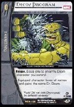 Decoy Program (R) MSM-129 Web of Spiderman Marvel VS System TCG