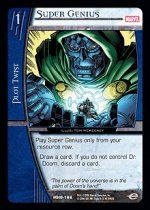 Super Genius (C) MHG-166 Marvel Heralds of Galactus VS System TCG
