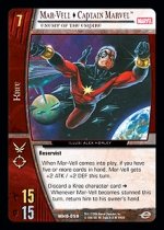 Mar-Vell as Captain Marvel, Enemy of the Empire (C) MHG-059 Marvel Heralds of Galactus VS System TCG
