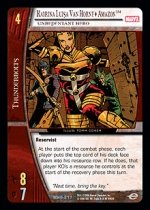 Katrina Luisa Van Horne Amazon Unrepentant Hero (C) MHG-217 Marvel Heralds of Galactus VS System TCG