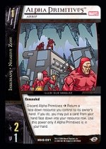 Alpha Primitives, Army (C) MHG-091 Marvel Heralds of Galactus VS System TCG