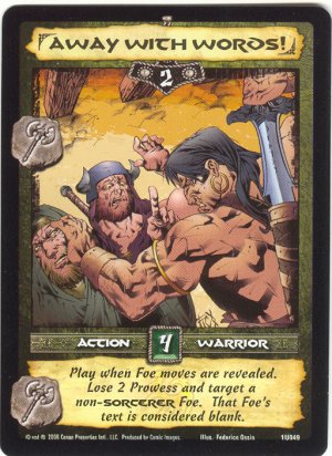 Away With Words! (U) Conan CCG