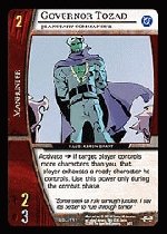 Governor Tozad, Planetary Commander (U) DGL-111 Green Lantern Corps DC VS System TCG